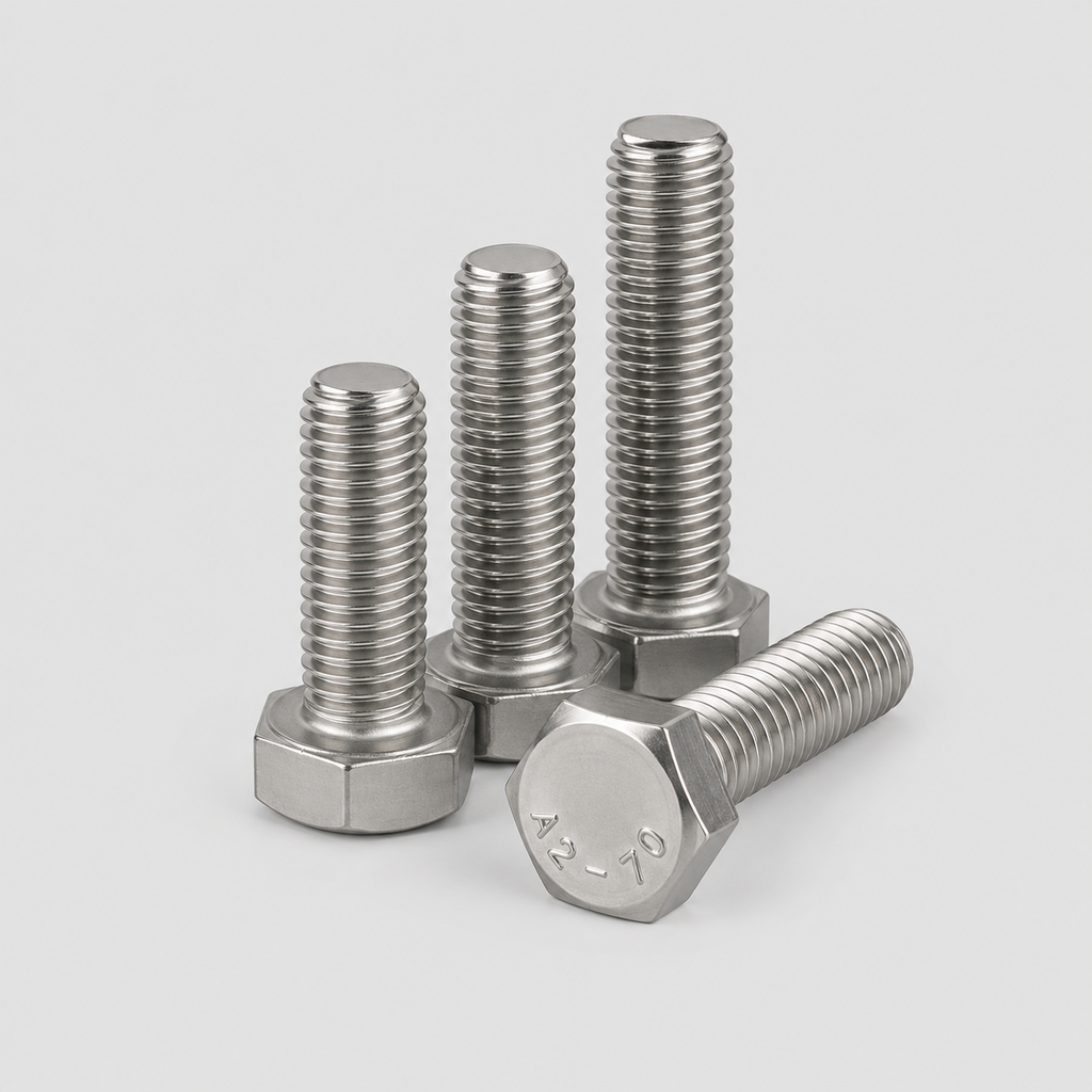 Hex Head Cap Screw Fastener (5/16"-18 x 1.50" Steel)