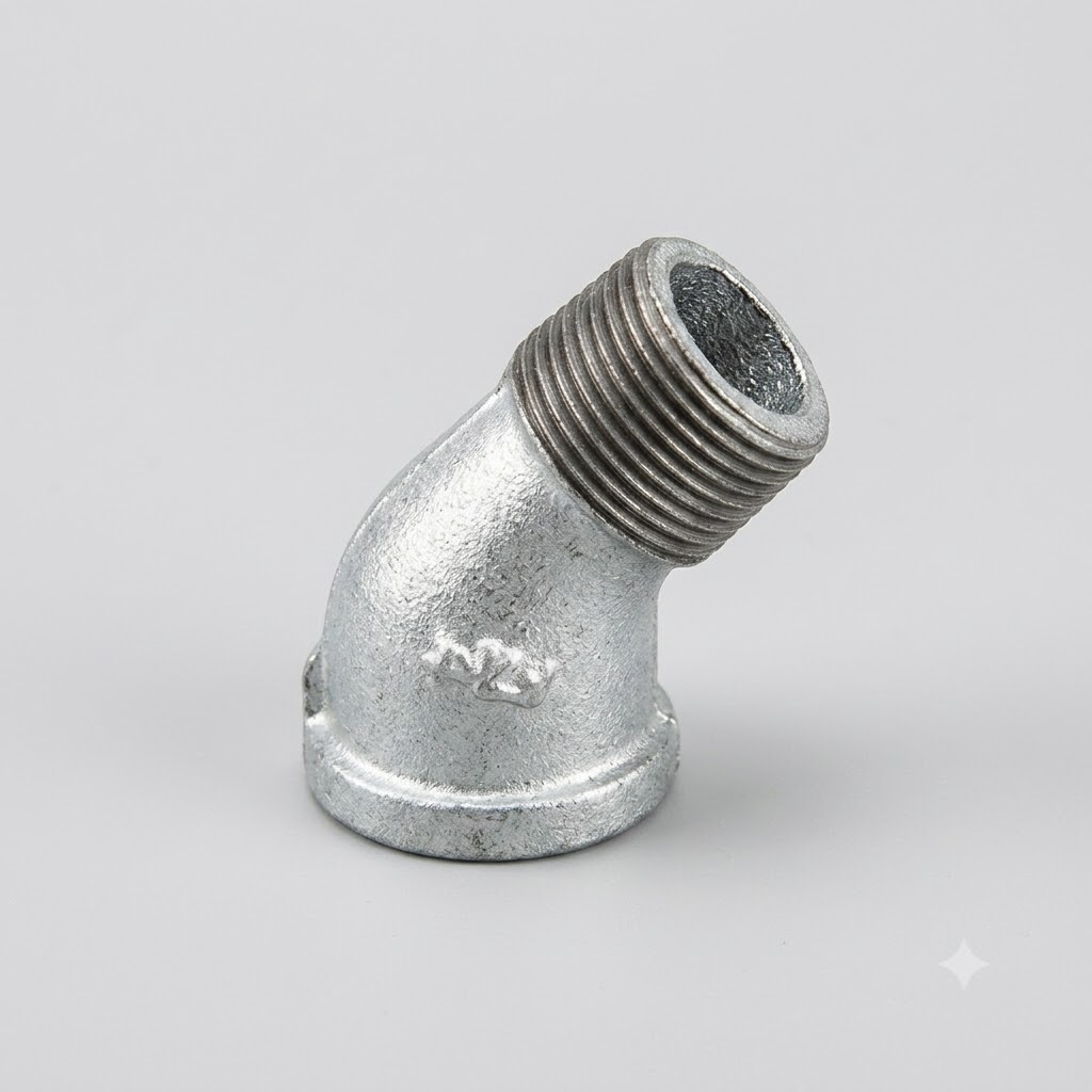 3/4" x 45-Degree Muffler Connector