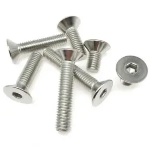 Flat Head Socket Cap Screw, 3/8"-16 x 3-9/16" (Steel)