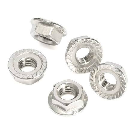 Hex Flange Nut, 3/8" (Steel)