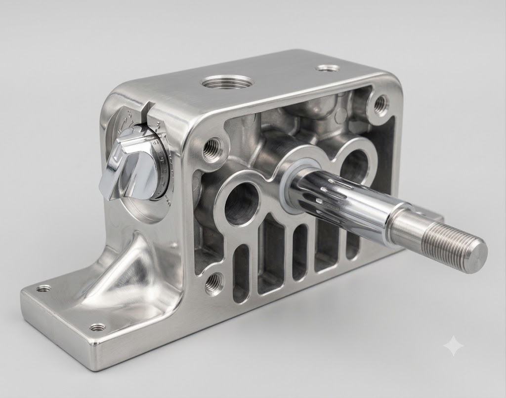 PX4/PX8 Pro-Flo X Center Block Kit (Aluminum)