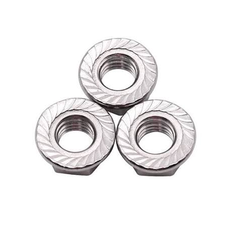 Heavy Hex Flange Nut, 1/2" (Steel)