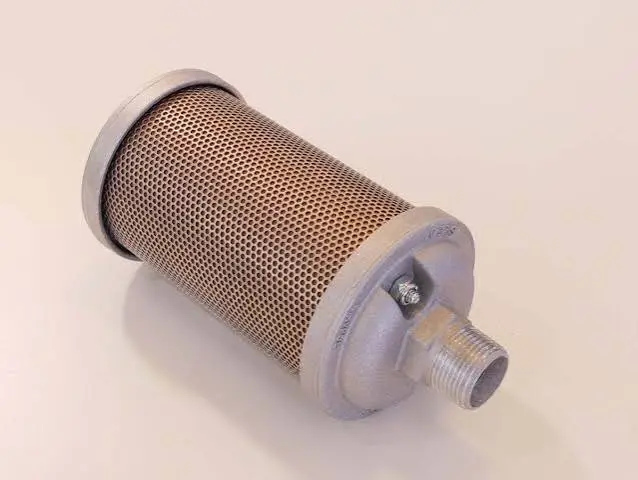 3/4" Nickel-Plated Air Exhaust Muffler