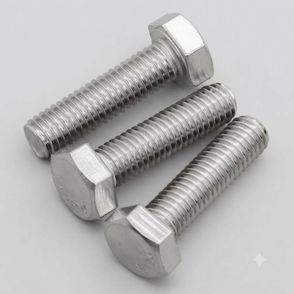 Hex Head Cap Screw Fastener (3/8"-16 x 7/8" Steel)