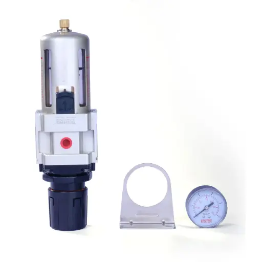 [AW4000-06] AIR FILTER REGULATOR WITH PRESSURE GAUGE - AFT PORT SIZE 3/4"